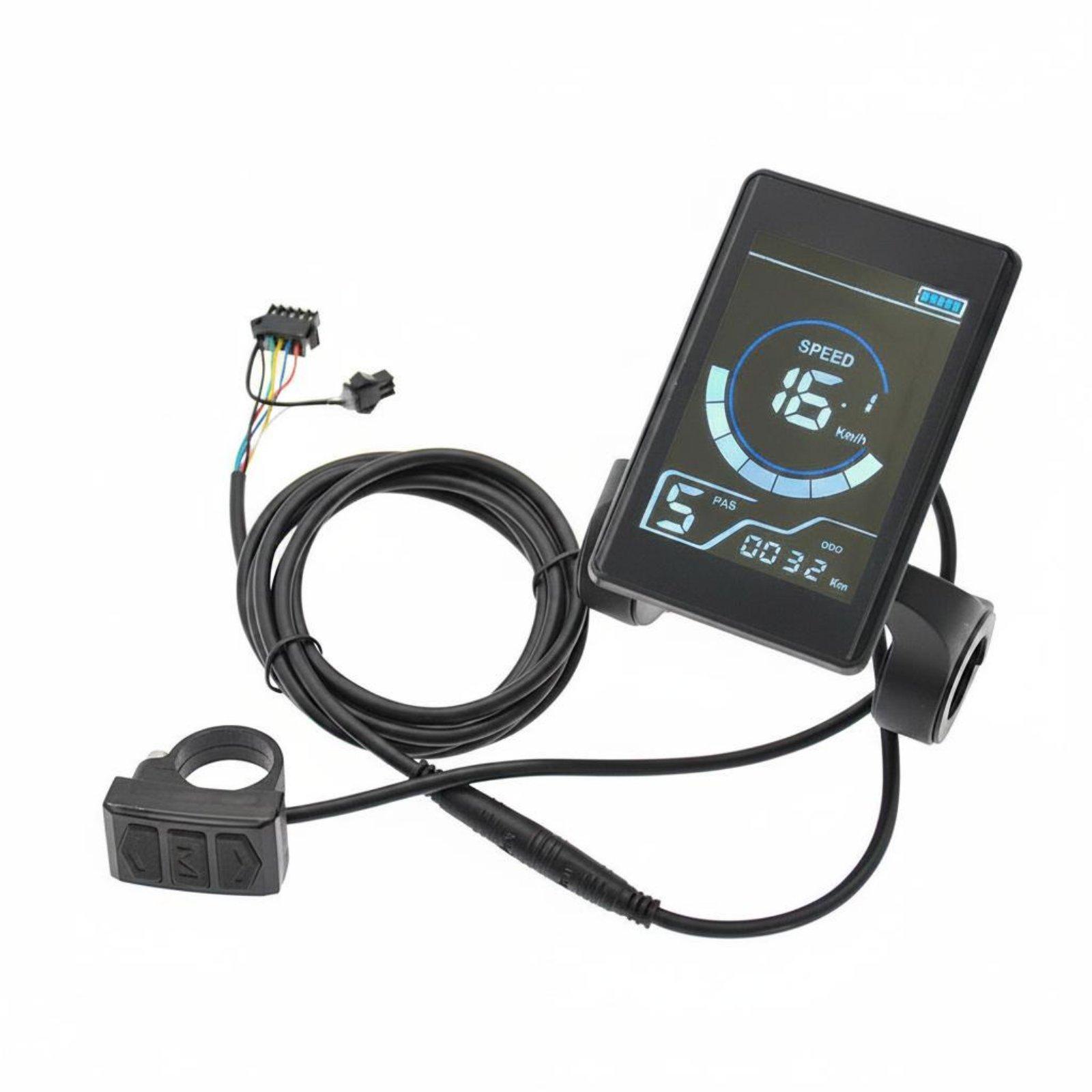 Mountain Biking Kit - Electric Bike Speed Meter Clear Digital