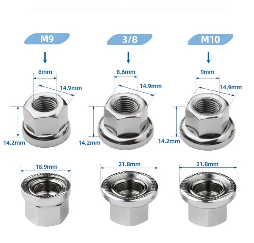 Thickened Hub Hook Washer Nut  - Mountain Biking Kit recension och pris