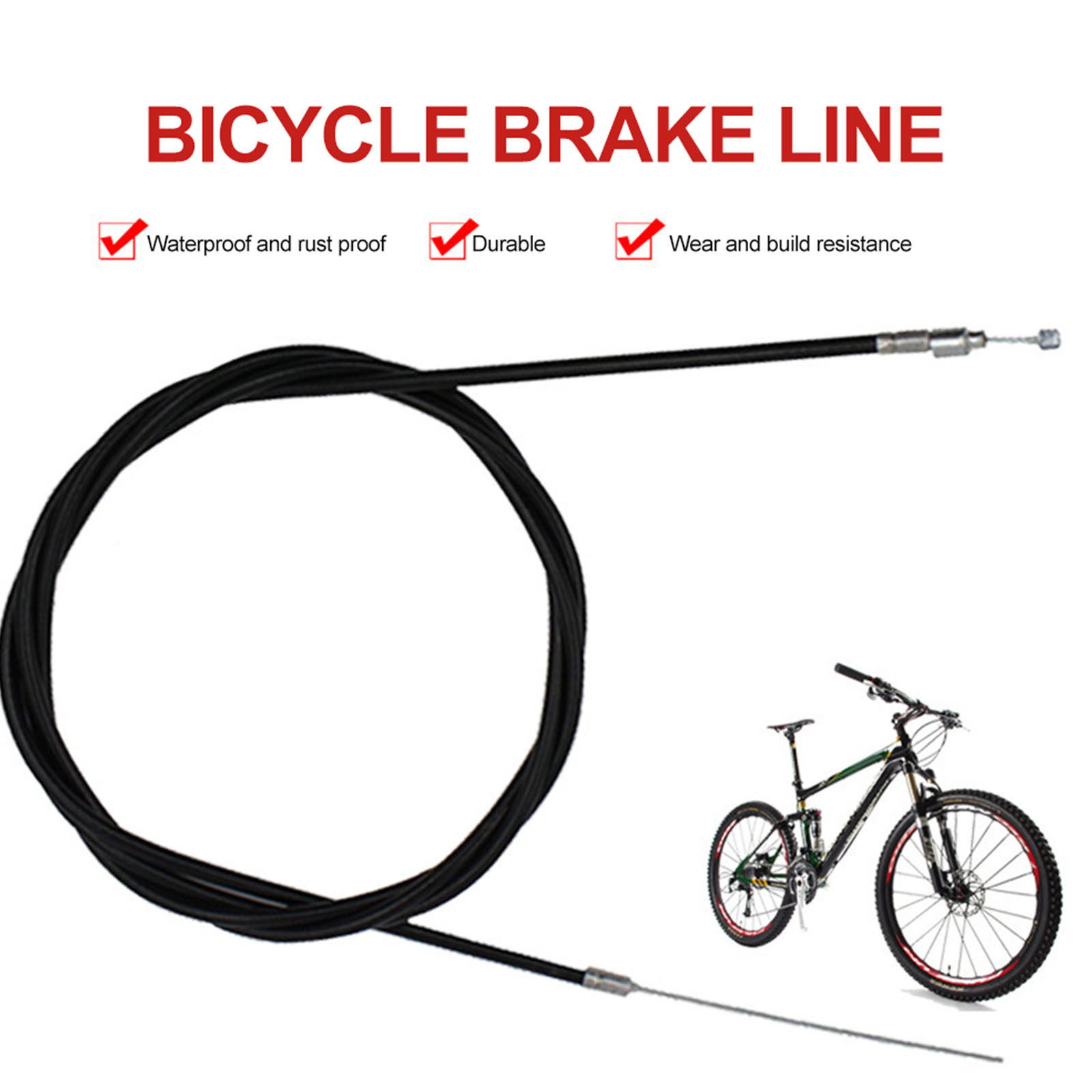 1Set Bike Brake Cable Kit Univ - Mountain Biking Kit recension och pris