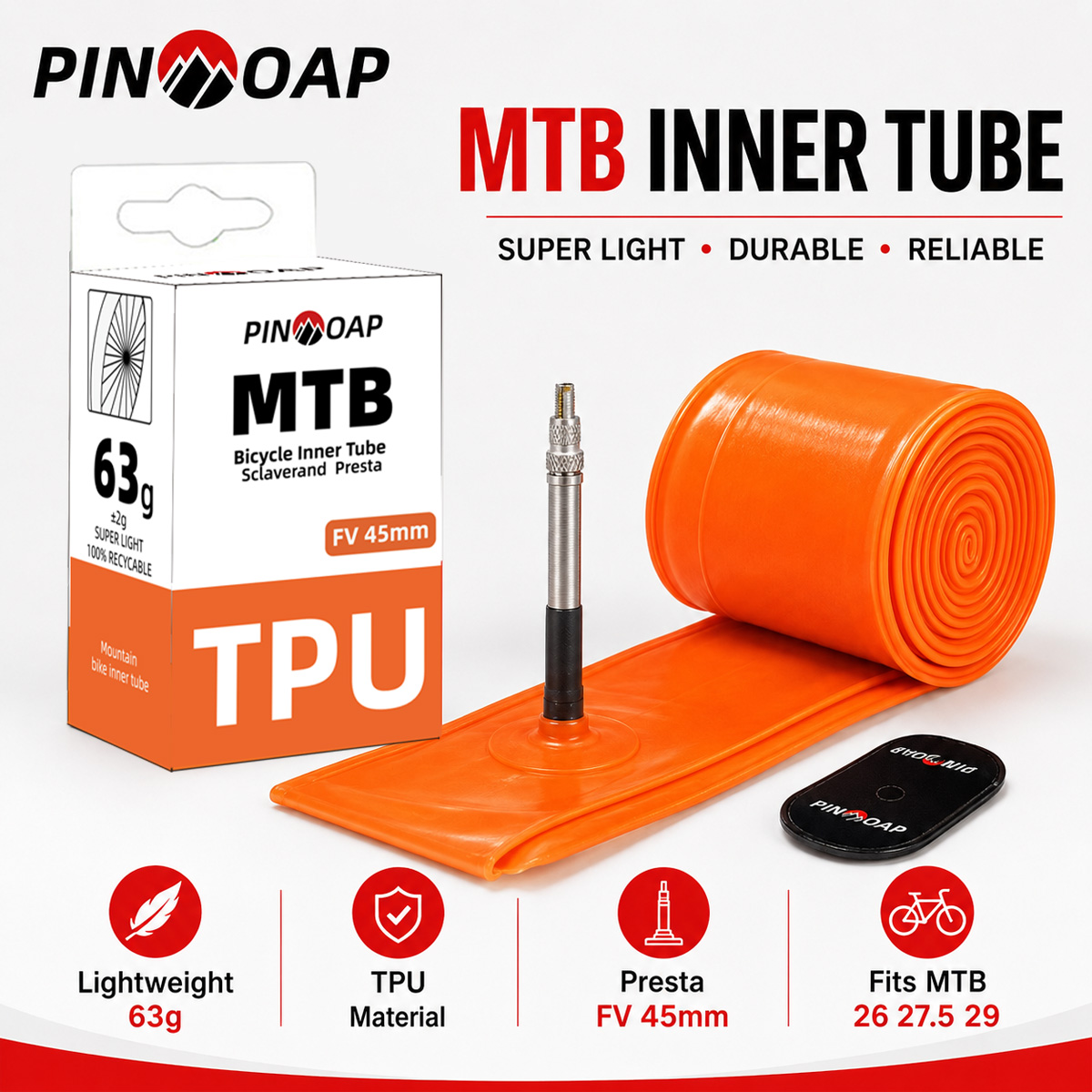PINMOAP Mtb Inner Tube Mountai - Mountain Biking Trails recension och pris