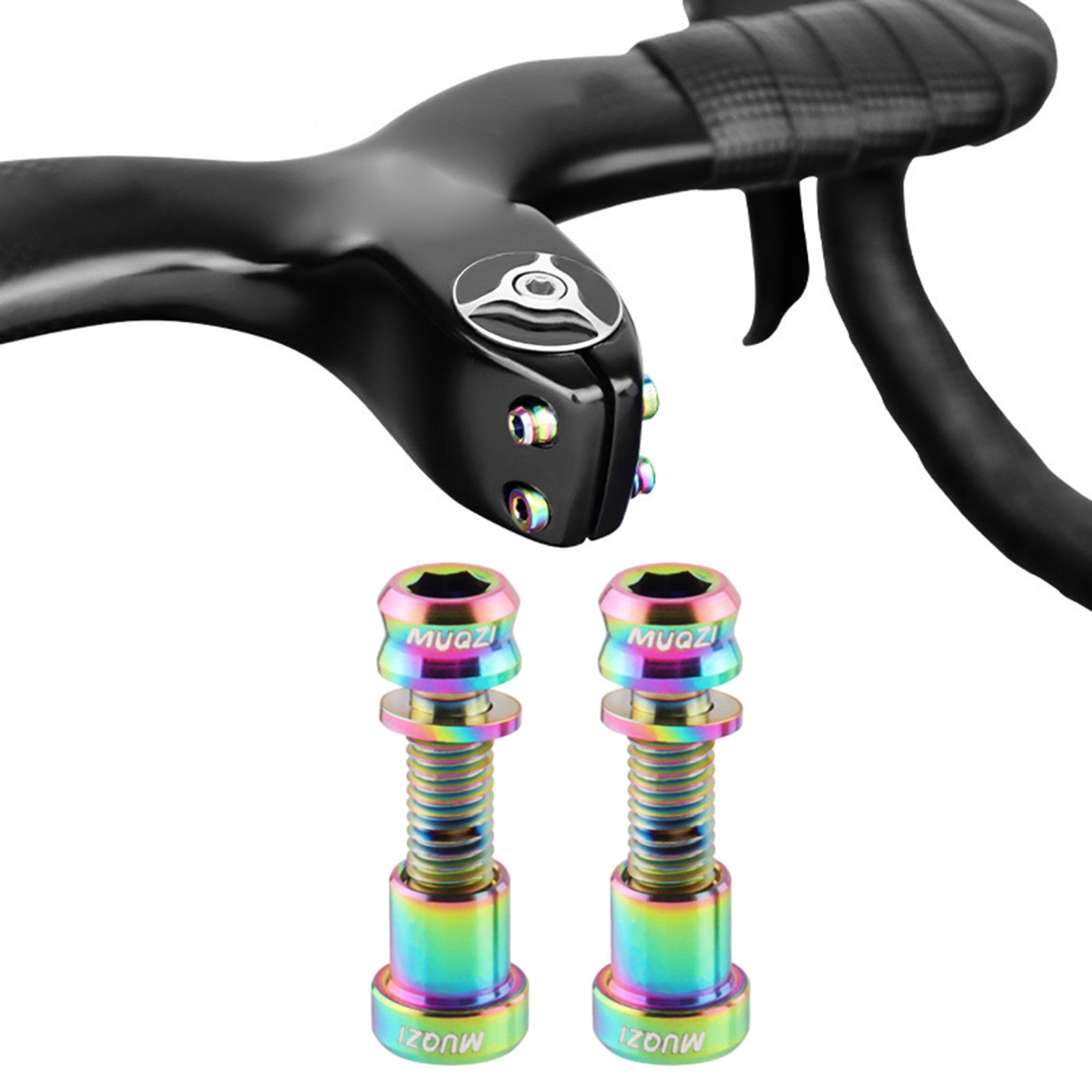 2 Set Bike Carbon Stem Bolts N - Mountain Biking Kit recension och pris