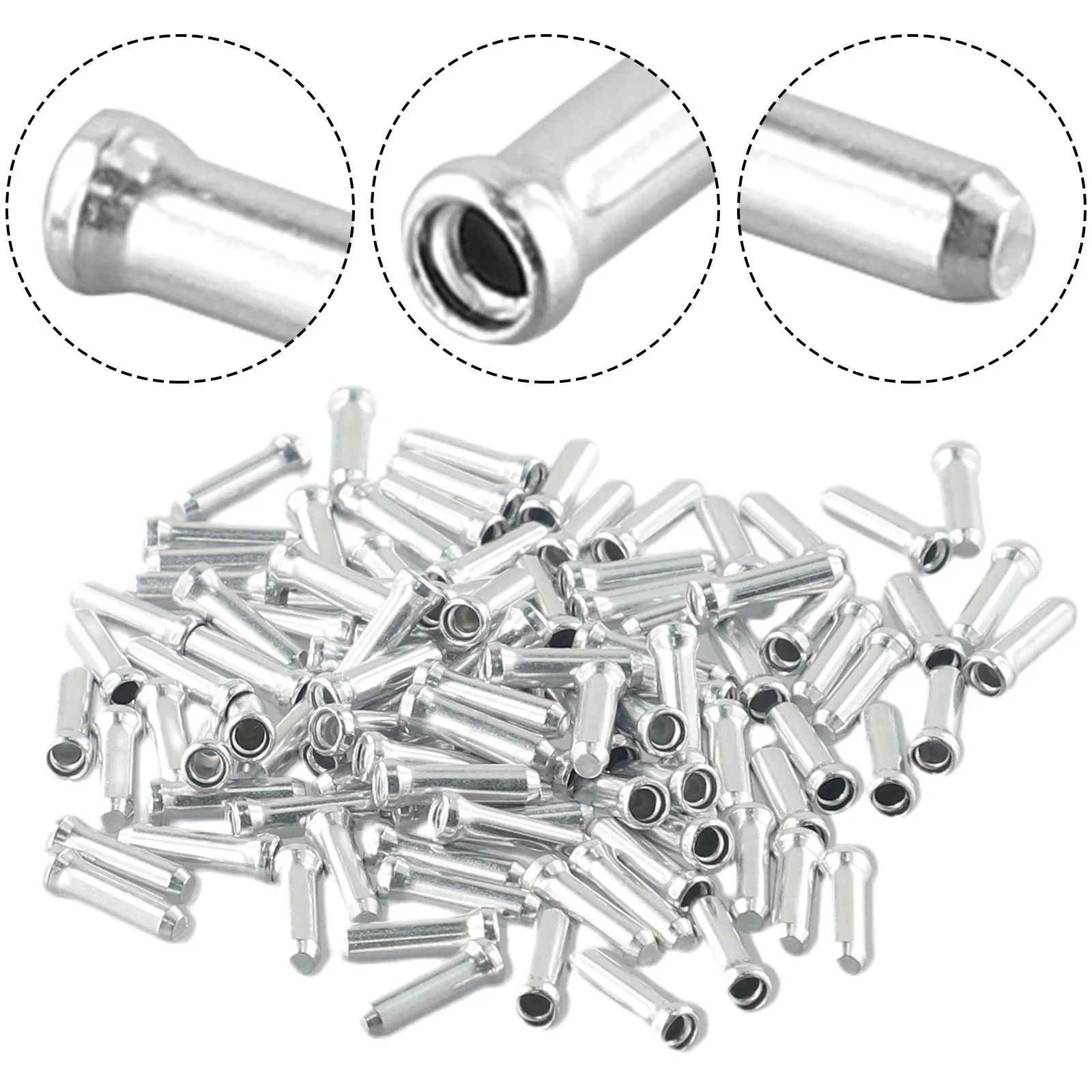 100pcs Bike Cable Tip Set Alum - Mountain Biking Tips recension och pris
